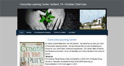 Desktop Screenshot of concordialearningcenter.org
